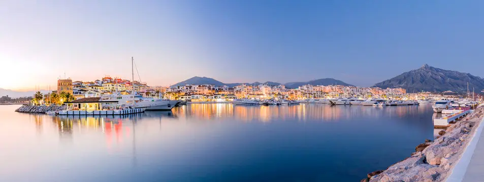 Panoramic view of Marbella